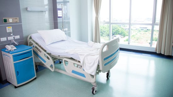 Empty Hospital Bed
