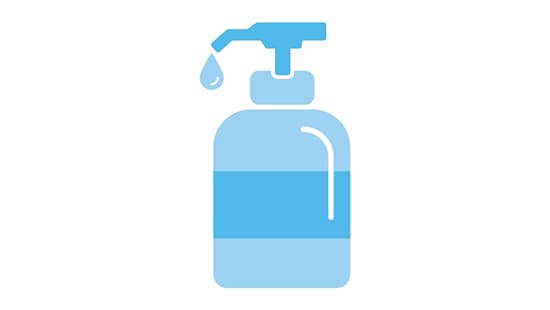 If soap and water are not readily available, use a hand sanitizer that contains at least 60% alcohol