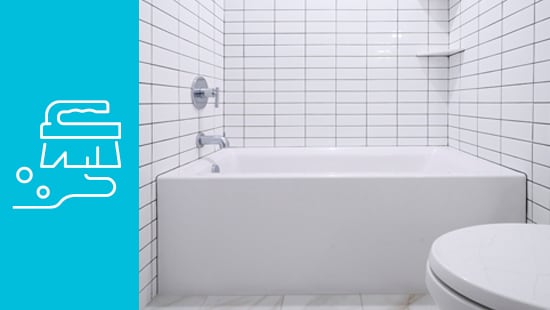 Cleaning a toilet bowl