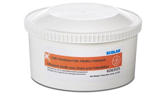 Ecolab SOLID ALUMINUM-SAFE ALKALINE DETERGENT