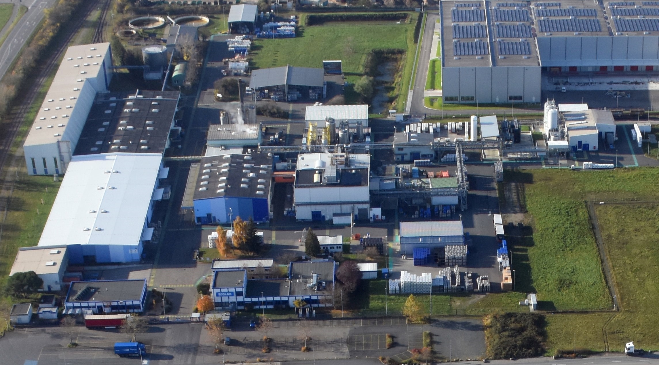 Aerial view of Plant in germany