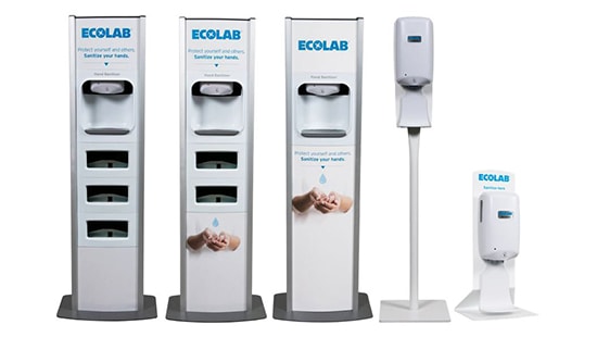 Nexa™ Hand Sanitizer Stand bundle