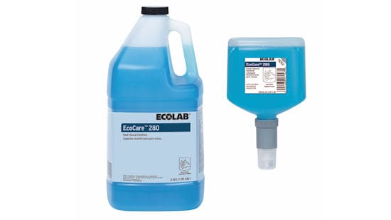 EcoCare 280 bottle and dispenser