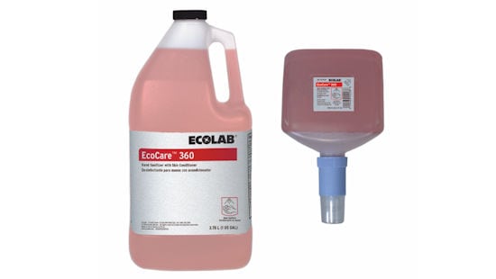 EcoCare 360 bottle and dispenser