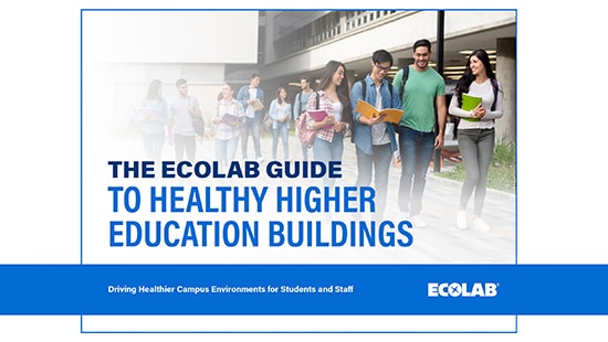 Image of the Ecolab Guide Healthy Buildings for Higher Education pdf