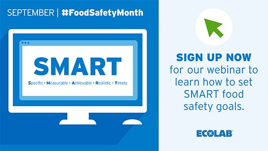 September Food Safety Month SMART