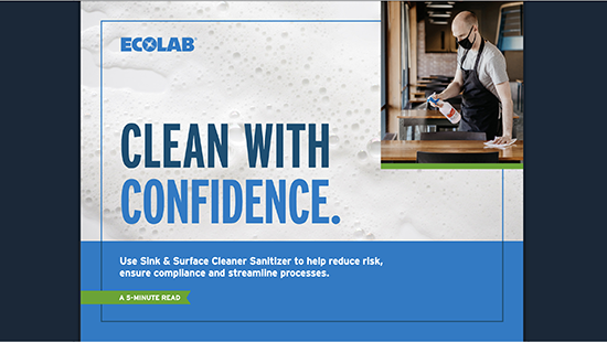 Clean and Sanitize with Confidence and Greater Efficiency eBook