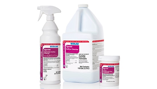 Klercide Biocides spray and gallon jug