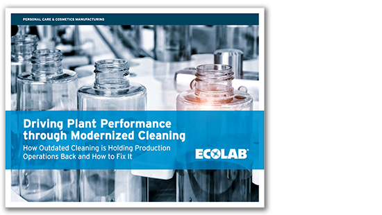 Ecolab Life Sciences Driving Plant Performance through Modernized Cleaning eBook cover