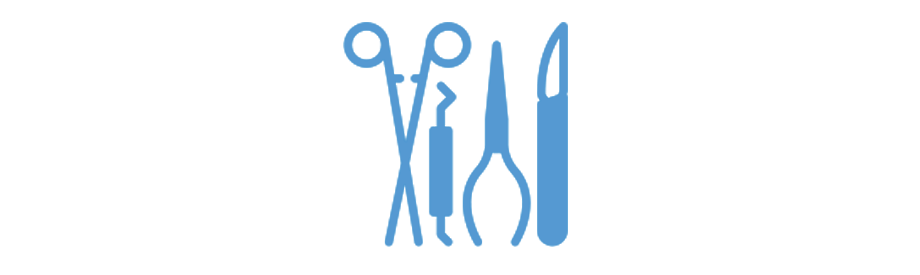 Surgery tools icon