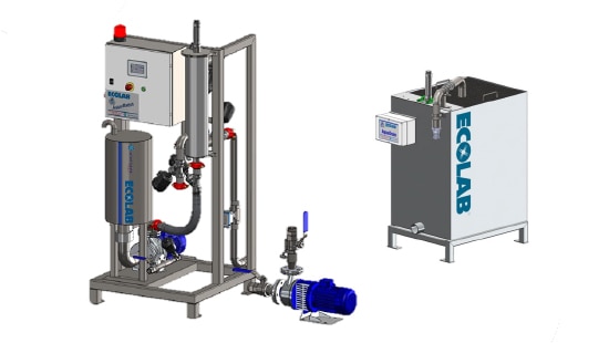 Ecolab AquaBatch and AquaDrain