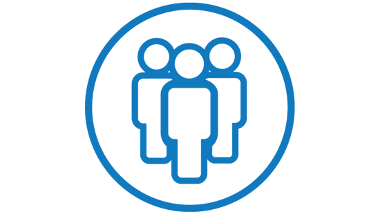Three humans icon