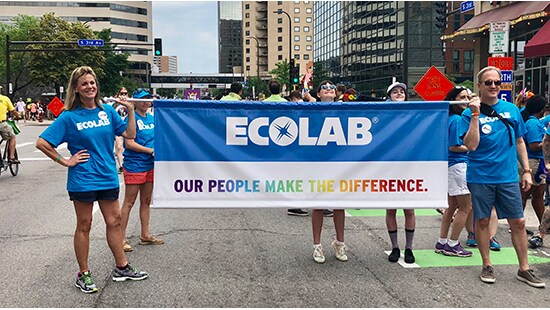 Ecolab's Doug Baker and Laurie Marsh