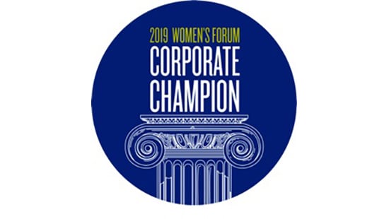 Women's Forum of New York Corporate Champion 