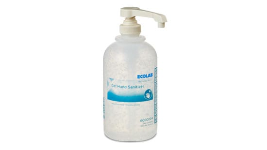 Ecolab Instant Waterless Hand Sanitizer Container