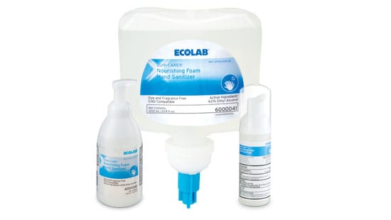 Quik-Care™ Nourishing Foam Hand Sanitizers | Ecolab