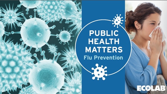 Flu virus, Public Health Matters, person blowing nose