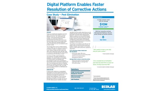 corrective actions management platform case study