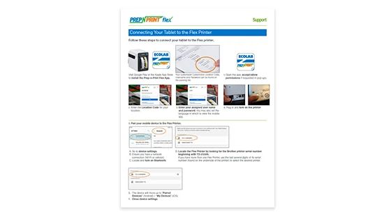 corporate flex printer connect