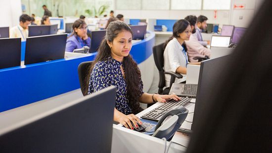 Women inside Data Center Facility