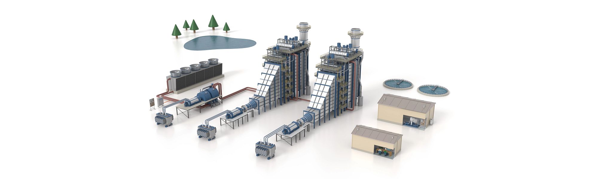 Combined Cycle Plant illustration