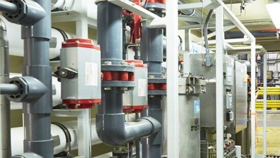 Nalco Water RO system in water factory.