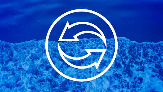 water circularity arrow icon