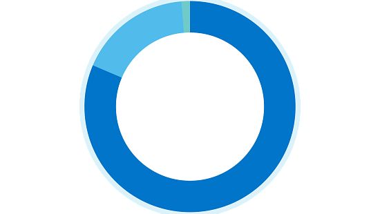 Color chart displaying Racial Ethnic Diversity US Management Employees