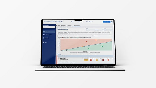 tablet displaying website