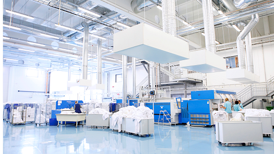 image of industrial laundry facility